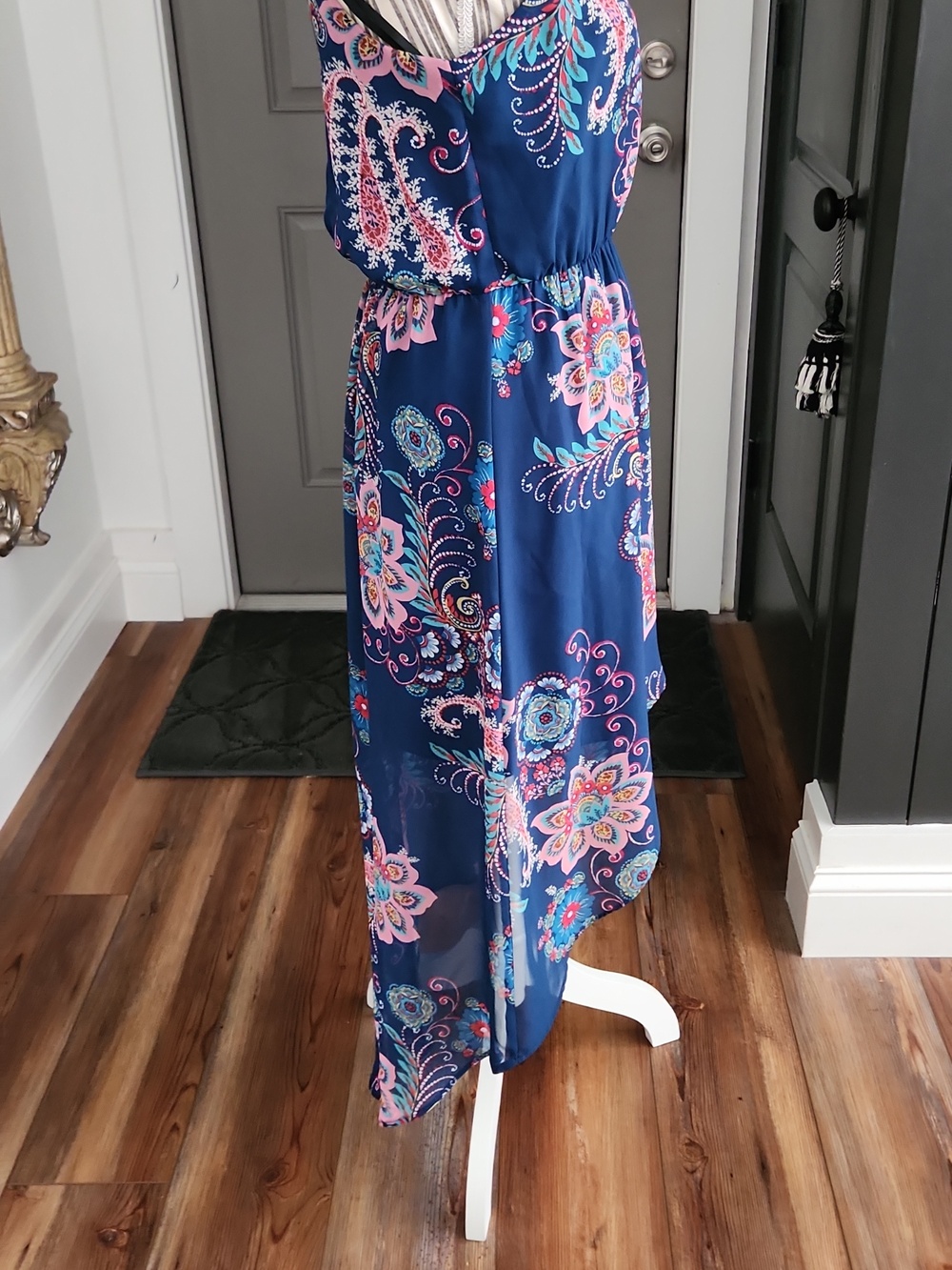 IZ Byer High Low Floral Sundress - Picture 3 of 10